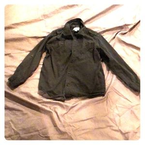 Children’s place black button up.